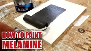how to paint melamine