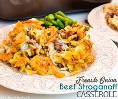 french onion ground beef stroganoff