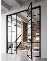Piazza Industrial Style Steel And Glass