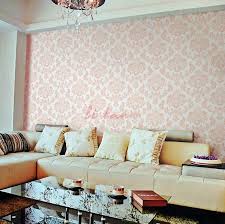 Pink White Fleur De Lis Wallpaper