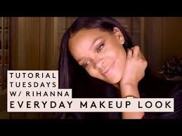 rihanna everyday makeup look