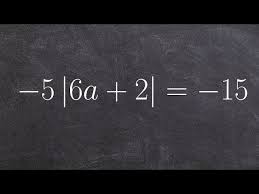 Solving An Absolute Value Equation