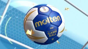 Modern handball is played on a court. International Handball Federation Official Ball Supplier Molten