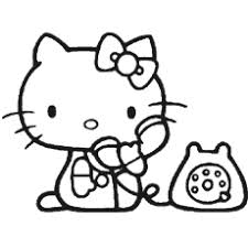 Mobile phone coloring page is one of thousands of beautiful high quality pictures in this collection for coloring kids. Top 75 Free Printable Hello Kitty Coloring Pages Online