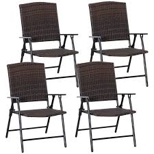 Outsunny Folding Patio Chair Set Of 4
