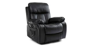 Catnapper magnum magnum chaise reclining heated massage chair with ottoman 5 body fabric: Salisbury Leather Electric Recliner Chair With Massage And Heat In Black