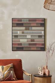 Buy Brown Tapestry Abstract Framed