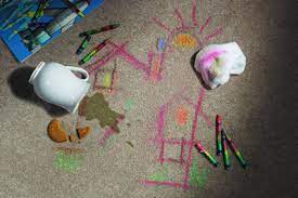removing crayon stains from carpet