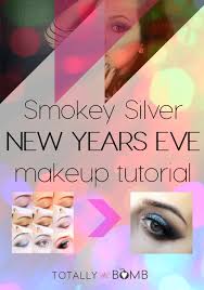 smokey silver new year s eve makeup