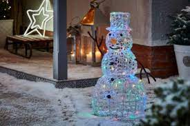Homebase Outdoor Snowman Light Under