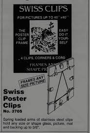 Swiss Poster Clip