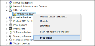 unknown device in device manager dell
