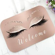 trendy rose gold glitter eyelash lashes