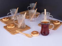 pieces bamboo tea treat