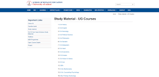 Check if sdeuoc.ac.in is down or having other problems. Calicut University Study Material Sde Ug And Pg Courses Download