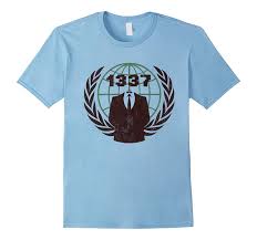 1337 Anonymous Leet Hacker Coding Programmer Tee Shirt Rose