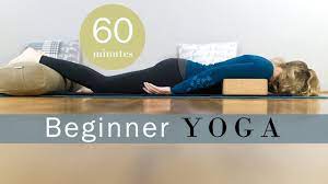 beginner restorative yoga with props