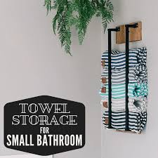Innovative Towel Storage For Small