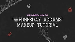 wednesday addams makeup tutorial