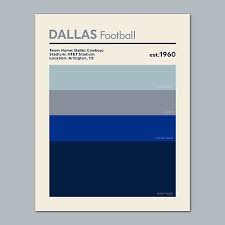 Dallas Cowboys Team Colors Photo