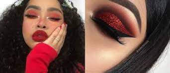 red eyeshadow looks eye makeup