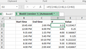 excel formula calculate number of