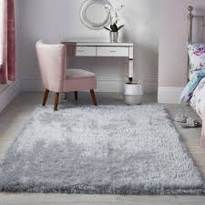 white sparkle shimmer rug non slip