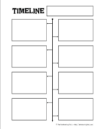 Free Printable Timeline Page From Fairycom Outline Template