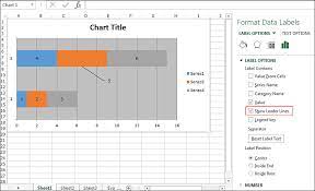leader line on excel chart in c