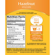 coffee mate hazelnut nutrition facts best in the world