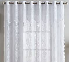 Home Designs Lace Patio Door Curtain
