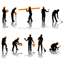 Simple licensing, dedicated customer support. Construction Worker Silhouette Vector Free Download