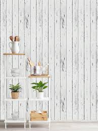 Wood Grain Self Adhesive Wallpaper Shein