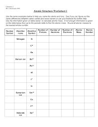 What type of charge does an electron have? Atomic Structure Worksheet Answer Key Atomic Structure Model Activity Atoms Worksheet Science Basic Atomic Structure Worksheet Answer Key