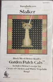 Garden Patch Cats Quilt Block 6 18