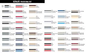 Pinstripe Color Charts