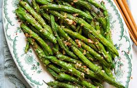 chinese garlic green beans with video
