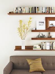 wall mounted floating shelves