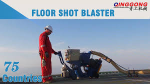 floor shot blaster concrete road shot