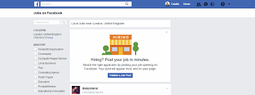 facebook launches a jobs section