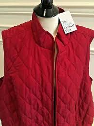 Croft Barrow Womens Classic Quilted Vest Plus Size 1x