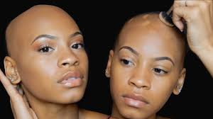 bald head makeup routine makeupmonday