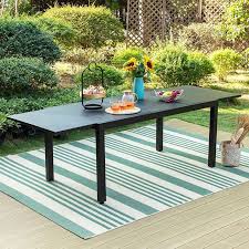 William Expandable Patio Dining Table