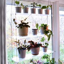Clear Acrylic Window Plant Shelf