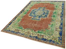 vine turkish cotton and wool rug for