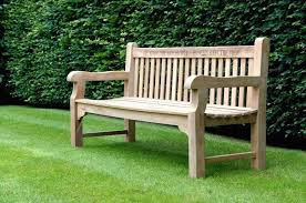 personalised wooden bench 57
