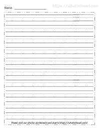 tracing cursive letters worksheets