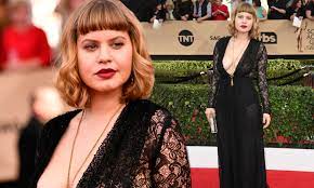 OITNB star Emily Althaus braless at SAG Awards | Daily Mail Online