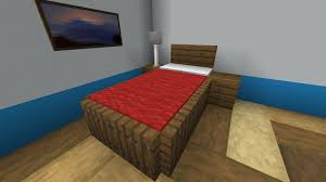 bed with border minecraft furniture
