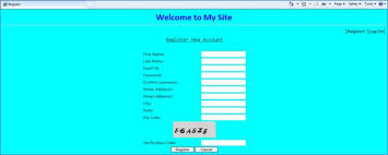 login and registration form in asp net